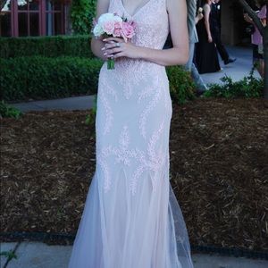 Pink prom dress